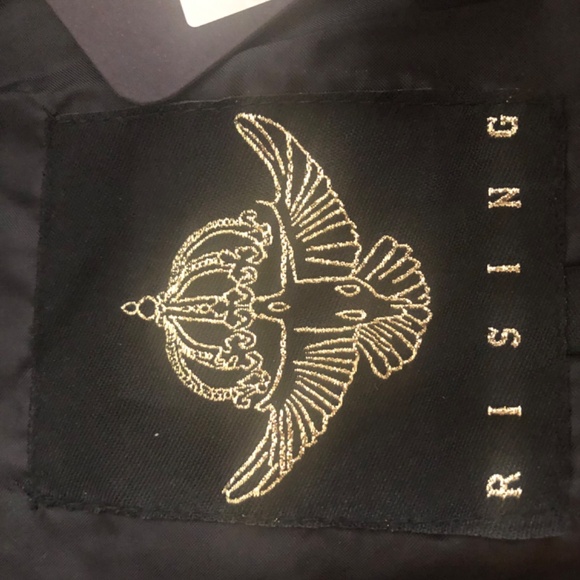 RISING Women Puffer Winter Jacket Orange - Picture 8 of 8